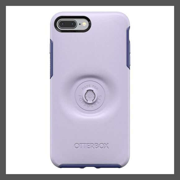 Apple iPhone 8 Plus/7 Plus Otter + Pop Symmetry Case (PopTop) - Lilac - Open Box - Picture 2 of 5